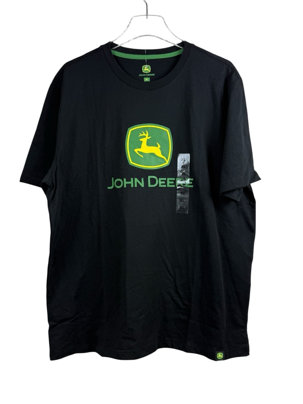 John Deere Black T-Shirt Men's Size XL New Without Tags